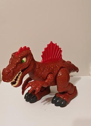 Imaginext walking roaring chomping dinosaur 2013 mattel battery animated kid toy mattel игрушка имеет моторизированные функции, ходит и рычит 5