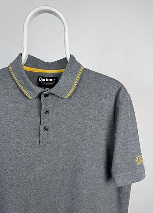 Поло базове з лого на плечі barbour