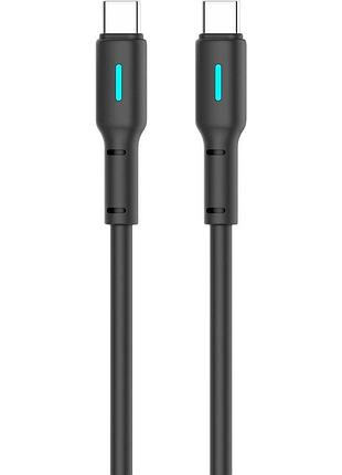 Кабель usb gelius lumin gp-uc100 type-c to type-c (1m) (60w)
