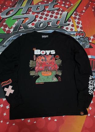 Колекційний лонгслів the boys official merch (кіберпанк / аніме)