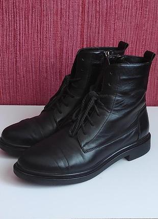 Жіночі, шкіряні, демісезонні черевики  modern fashion savio