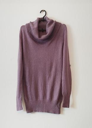 Stile benetton. удлиненный шерстяной свитер.