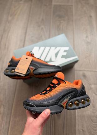 Стильні кросівки nike air max dn orange black