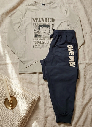 Піжамний комплект луффі з one piece primark