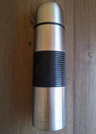 Термос 0.5 л maestro mr-1630 из нержавеющей стали (24х6.5 см)