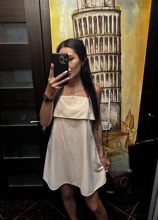 Бавовняний легкий сарафан сукня h&m 💗