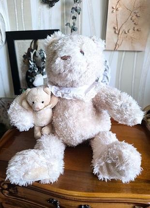Интерактивная мягкая игрушка мишки с медвежонком gund fun nurserytime bear Thear The59024)