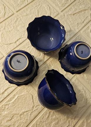 Продам японские винтажные фарфоровые чашки (юноми), 4 шт