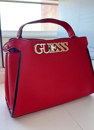 Оригінальна сумка guess червона | відмінний стан