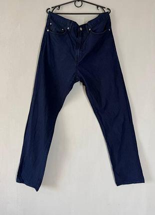 Стильні темно-сині чоловічі штани levi's 522 / бавовняні брюки