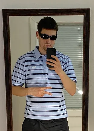 (l) хлопковая футболка поло lonsdale vintage бавовяна polo