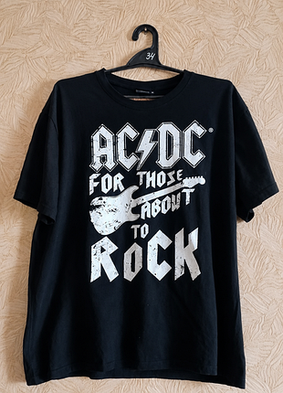 Чоловіча футболка ac/dc офіційний мерч