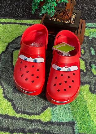 Кроксы маквин/crocs mcqueen/кроксы унисекс