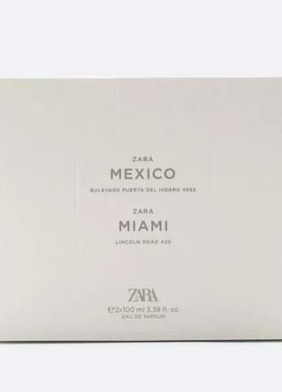 Zara mexico miami 2×100 ml edp