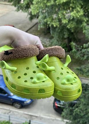 Крокси шрек/crocs shrek/крокси універсальні