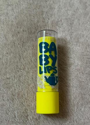 Відтіночний бальзам для губ maybelline new york baby lips tea edition