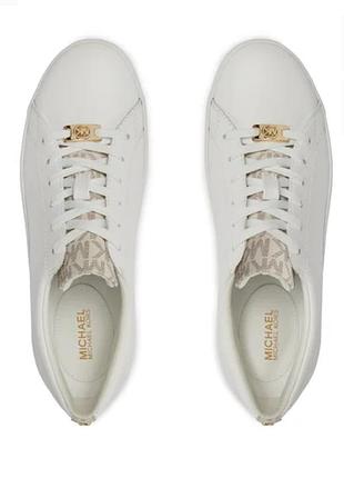 Michael michael kors снікерcи keaton lace up 43r4ktfs2l écru
