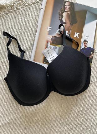 30f / 65g бавовняний бюстгальтер чорного кольору m&s