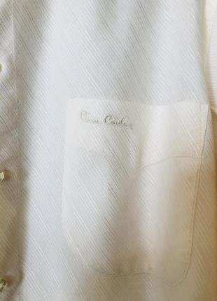 Мужская рубашка pierre cardin цвета ванили6 фото