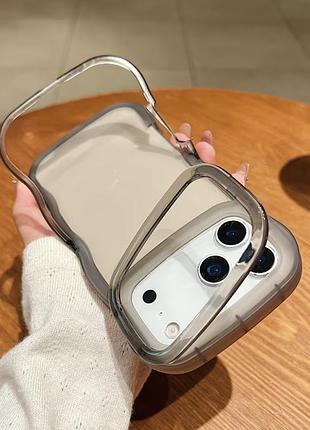 Чехол с подставкой и защита для камеры iphone 17 pro max