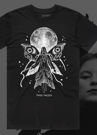 Оригинальная футболка мерч paris paloma fairy moon tee