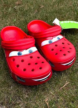 Кроксы маквин/crocs mcqueen/кроксы унисекс