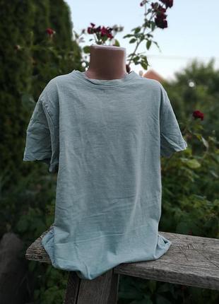 Однотонна футболка h&m на хлопчика 10-12 років 146-152 см