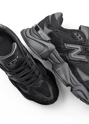 Кросівки new balance 9060 чорні (жіночі/чоловічі)