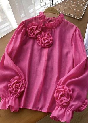 Шикарна блуза l/xl 🌸💗