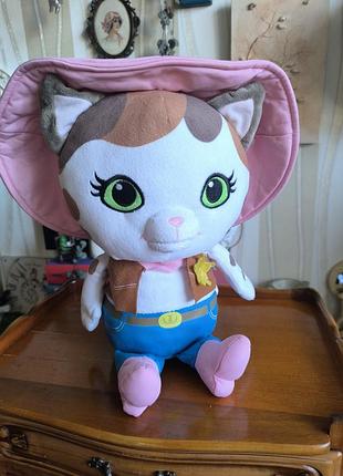 Интерактивная мягкая игрушка киса кали (sheriff callie) disney just play