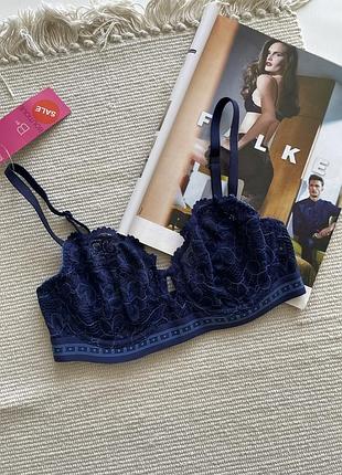 30d / 65d 65e мереживний бюстгальтер балконет m&s