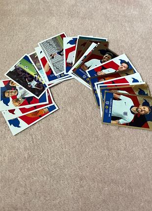 Футбольні наклейки panini m&s official england sticker collection (лот 24 шт)