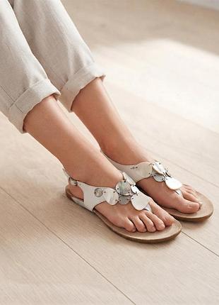Clarks дышащие кожаные сандалии вьетнамки, 40 - 41 - 42 гг