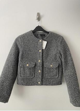 Жакет букле zara