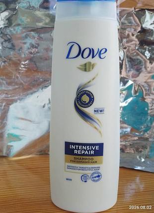 Шампунь для волос интенсивное отстирывание 250 мл dove intensive repair