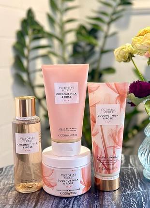 Набір для догляду за тілом з ароматом coconut milk & rose victoria’s secret