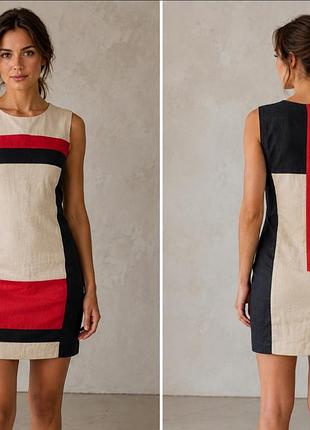 Лаконічне плаття льон на підкладці debenhams collection uk 14