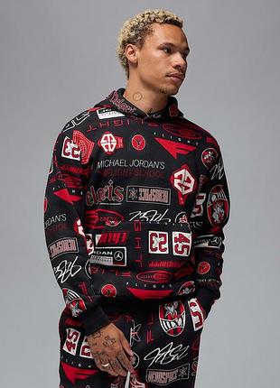 Кофта чоловіча jordan essentials men's printed fleece (hm7254-010)