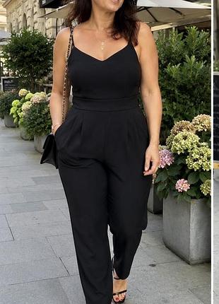 Reiss zara брючний комбінезон чорний новий л-хл