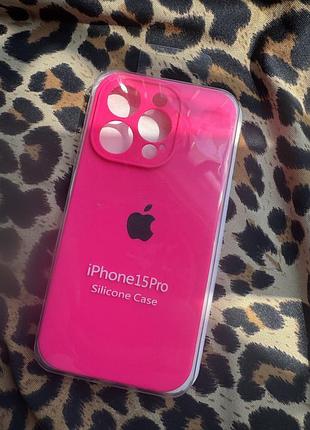 Чехол на телефон iphone 15 pro silicone case