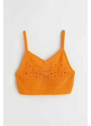 Новый вязаный топ-топ h&amp;m размер m