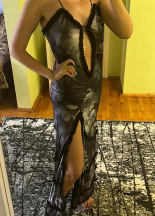 Открытое платье boohoo