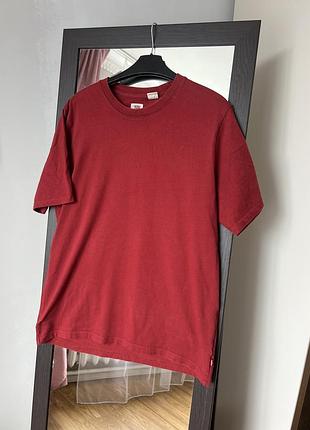 Чоловіча базова футболка levi’s червона | розмір s