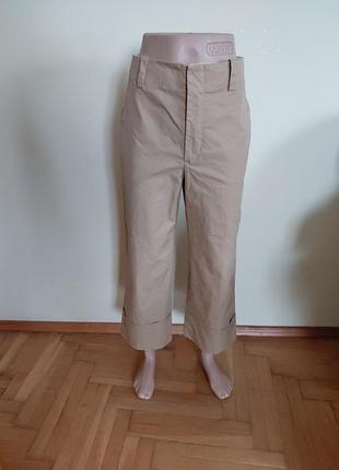 Укороченные котоновые брюки, кюлоты zara