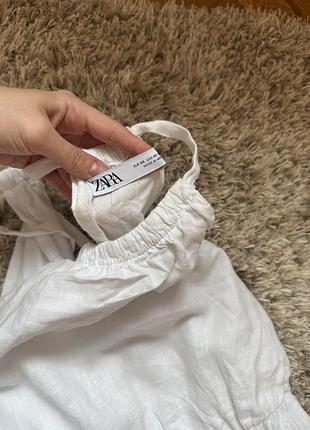 Плаття льон zara 7