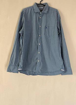 Стильная мужская рубашка в клетку marc o'polo regular fit