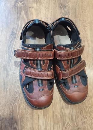 Продам мужские кожаные сандалии бренда hush puppies