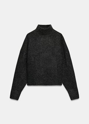 Светр гарфіт zara з горловиною
