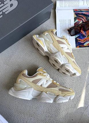 Кроссовки new balance 9060r bone sea salt