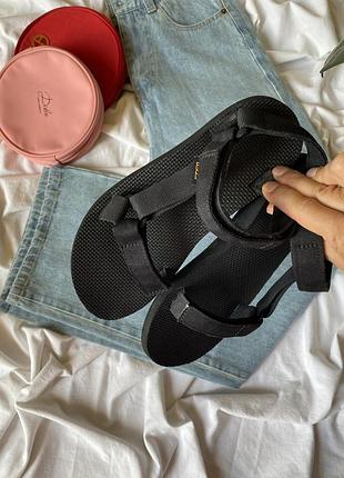 Женские сандалии teva original universal черного цвета 37 (23см.) 📏24cm.